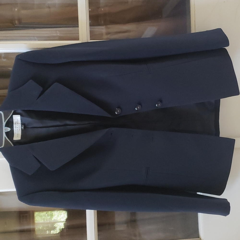Tahiti Arthur S. Levine navy blue blazer